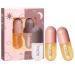 3 PCs Lip Plumper Natural Lip Plumper Lip Care Serum Kit Lip filler Booster Volume Extreme Lip Pomade Kit Lips Base Moisturizer Praller LipGloss for Fuller Hydrated Beauty Lip Care Serum