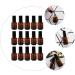 Minkissy 15Pcs 10ml Empty Nail Polish Bottles - Refillable Glass Containers with Brush Cap for Nail Art & DIY Salon - Buy Online on GoSupps.com