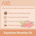 ANAiRUi Rosehip Oil For Face - Cold Pressed Vegan with Vitamin E & Squalane - Hydrating Nourishing Anti aging Face Oil for Skin Body Hair Nail 30ml Rosehip Vitamin E Oil - Buy Online on GoSupps.com