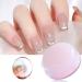 Nail Art Stamper, French Nails Jelly Cream Silicone Stamping Polish Transfer Tips Manicure Tools Pink Soft Sticky Stamper for Arts Decoration Accessories (Multi Pink)
