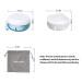 Denture Care Kit with Leak-Proof Cup - Portable Travel Case with Brush, Strainer, Mirror - for Dentures, Aligners, Mouth Guards - Buy Online on GoSupps.com
