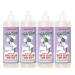 Rebel Green Super Deluxe Dish Soap - Natural Dishwashing Soap - Liquid Dish Detergent - Sustainable Dish Liquid Scented with Lavender & Grapefruit - (16 oz Bottles, 4 Pack)