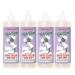 Rebel Green Super Deluxe Dish Soap - Natural Dishwashing Soap - Liquid Dish Detergent - Sustainable Dish Liquid Scented with Lavender & Grapefruit - (16 oz Bottles, 4 Pack)