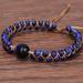 GLEAVI Anti Motion Sickness Bracelet - Wear-resistant Blue Agate & Tiger Eye Stone for Men & Women | Stylish Pregnancy & Nausea Relief Accessory - Buy Online on GoSupps.com