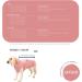 Buy Lills Dog Wadder - 100% Organic Cotton Bathrobe for Dogs | Extra Absorbent Pinkberry (3XS: 35 cm) - Buy Online on GoSupps.com