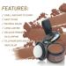 VOLLUCK Dark Brown Root Touch Up Hair Powder Stick for Thinning Hair - Cover Bald Spots, Eyebrows, Beard Line - Men and Women - Buy Online on GoSupps.com