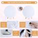 Haefoo 7.2FT White Round Backdrop Cover for 5 to 7.2ft Circle Arch Stand - Adjustable Wrinkle Free Circle Backdrop Cover for Birthday Wedding Baby Shower Photography Party Background Decor - Buy Online on GoSupps.com