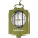 Lensatic Military Compass for Hiking - Tritium Compass Military Grade Style Camping Backpacking | Tactical Army Compass Survival Navigation | TurnOnSport Waterproof Sighting Compass with Pouch Green - Buy Online on GoSupps.com