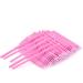 100Pcs Micro Applicators Brushes Disposable Eyelash Extensions Mascara Wands Brush Micro Brushes Pink