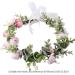 amangul Flower Headbands Women Bride Flower Crown For Wedding Party Supply Floral Garlands Crown Hair Wreath Floral Headbands(Purple) - Buy Online on GoSupps.com