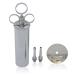 OdontoMed2011 EAR WAX REMOVAL SYRINGE 6 OZ - BRASS WITH CHROME FINISH IDEAL FOR HOUSEHOLD EMT FIREFIGHTER STUDENT SCHOOL AND HOBBY ODM