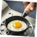 MAGICLULU Mini Omelet Pan Mini Frying Pan Egg Frying Pan Resistant to Burning Frying Pan Kitchen Frying Pan Household Cooking Utensils Rice Non Stick Pan Earth Cast Iron - Buy Online on GoSupps.com