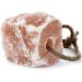 Horses Lick Natural Pink Salt Natural shape salt with strong hanging Rope | Suitable for all Animals | 1-2KG - Buy Online on GoSupps.com