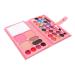 BELLIFFY 33 Makeup Palette Toys for Makeup Bag Glitter Eyeshadow Powder Kid Toys for Leather
