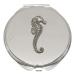 Sea Horse Compact Mirror Handbag Gift With Free Engraving 316