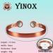 Shop ENERCOPPEX 3500 Gauss Female Magnetic Copper Cuff Jewelry - 99.99% Pure Adjustable with 6 Magnets - Buy Online on GoSupps.com