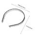 Healifty Woman Metal Teeth Comb Hair Hoop Headband - Black | Hair Accessories - Buy Online on GoSupps.com