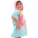 NovForth Kids Mermaid Hooded Beach Towel | Toddler Pool Wrap for Girls & Boys (1-6 years) - Pink - 24x24 - Buy Online on GoSupps.com