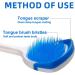 Buy Hzaopze Tongue Brush & Scraper - Effective Tongue Cleaner for Bad Breath | Set of 3 Food-Grade Colorful Brushes - Buy Online on GoSupps.com