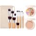 Professional Makeup Cream Contour Palette MKNZOME 8 Colours Concearler Full Coverage & Makeup Brush Set Contour Concearler Palette Contouring Face Make Up Gift for Women Girls #2