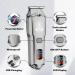 Professional Hair Clippers for Men - 2 in 1 Waterproof Haircutting Kit with LED Display | V-675 Cordless Barber Set - Buy Online on GoSupps.com