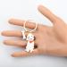 Ensianth Dog Keychain - Perfect Gift for Dog Lovers | Puppy Paw Print Keyring for Dog Owners - Ideal for Moms & Dads - Bedlington Terrier Design - Buy Online on GoSupps.com