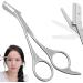 Eyebrow Scissors with Comb 5.63" Stainless steel Brow Scissors Eyebrow Trimmer Scissors Rustproof Eye Brow Trimmer for Ladies Trimming Scissors with Non slip Handle for Home Travel - Buy Online on GoSupps.com