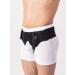 FESTIT24 - inguinal hernia belts for men - Bentbruch prevention and pain relief bandage - medical (on both sides) inguinal hernia with 2 removable compression pads - size 2 size 2 black