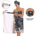 Shop Women's Spa Towel Wrap Set of 3 - Cute Sloths Bathrobe with Adjustable Closure | Premium Shower & Bath Body Wrap - Buy Online on GoSupps.com