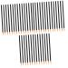 Mipcase 300 pcs Tool Brush Refined Women Fiber Black Face Hard Eyeliner Household 9x6.5cmx3pcs Blackx3pcs