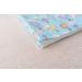Gilded Bird Wedge Baby Changing Mat | Raised Sides Change Pad 69x44cm | Extra Thick & Wipeable | Balloon Festival Blue - Buy Online on GoSupps.com