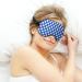 Buy Women's Adjustable Blue Sleep Mask with White Polka Dots | Comfortable Eye Shades for Better Sleep - International Shipping - Buy Online on GoSupps.com