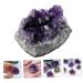 MUCKLILY Purple Ornament 2pcs Amethyst Cluster Chips Natural Crystal Decoration Natural Crystal Ornament Various Ornaments - Buy Online on GoSupps.com