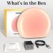 Meditation White Noise Sound Machine | 30 Soothing Sounds, 12 Colors Night Light, 10 Brightness Levels | Sleep Aid for Baby Kids Adults - Black - Buy Online on GoSupps.com
