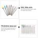 Healeved Nail Polisher Nail Drill Bits for Manicure - Carbide & Metal Alloy Manicure Tools - Buy Online on GoSupps.com