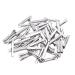 New 2025 20/50 Pcs Silver Flat Metal Single Prong Alligator Hair Clips Barrette For Bows DIY Accessories Hairpins 20Mm/40Mm/55Mm/60Mm Jewelry Fashion Accessories Creative Gift