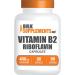 BulkSupplements.com Riboflavin Capsules (Vitamin B2) - Vitamin B Supplement for Energy Support - Unflavored, Gluten Free - 1 Capsule per Serving - 3-Month Supply (90 Capsules)