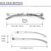 MMOWW 4-Pack Randlose Read Glasses for Women & Men - Blue Light Blocking Rectangular Glasses (Gray Black Purple Blue - 3.0) - Ship Internationally - Buy Online on GoSupps.com