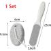 TOSSPER Foot Files & Pumice Stones - 2 Piece Foot Care Set for Perfect Pedicure | Stainless Steel Rasp & Washer - Buy Online on GoSupps.com