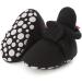 LACOFIA Baby Anti-Slip Soft Sole Slipper Booties - Infant Winter Crib Shoes (0-6 Months, Black) - Buy Online on GoSupps.com