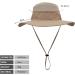 Dorriso Unisex Beach Safari Hat - Foldable 50+ UV Protection Outdoor Hat for Men & Women - Ideal for Camping Fishing & Travel - Brown - Buy Online on GoSupps.com