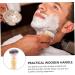 Angoily Vintage Wooden Handle Shaving Brush - Eco-Friendly Beard & Razor Brush for Men | Premium Roof Hair & Synthetic Fiber - Buy Online on GoSupps.com