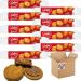 09 x Lottus Biscof Sandwich Milk Chocolate Cream Biscuits 150g - Caramelised sandwich biscuits with a milk chocolate cream filling