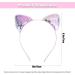 Sequin Cat Ears Headbands and Bunny Ear Headbands Shiny Hairbands Glittery Hair Hoops Hair Accessories for Easter Daily Wearing Party Decoration and Cosplay Accessories (Pink) - Buy Online on GoSupps.com