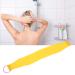 Double Sided Exfoliating Back Scrubber with Coarse Sand | Handle for Body Washing Shower - Yellow - Buy Online on GoSupps.com