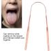 Buy Durable Tongue Cleaner Tool - 2 Pieces for Adult Oral Hygiene | Rose Gold | Best Oral Care Solution - Buy Online on GoSupps.com