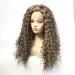 Buy Linen Brown Wavy Long Curly Hair Wig | Small Rolls Ladies Wig | International Shipping Available - Buy Online on GoSupps.com