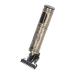 Hair Clipper LCD Display Delicate Electric Hair Clipper Easy Cleaning Professional with 3 Combs for Outdoor (Dragon Head LCD Gold)