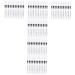 FOYTOKI 72 Pcs Eyeliner Pencil Waterproof White Eyeliner Colored Eyeliner White Pencil Makeup Wooden Pole