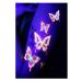 Blacklight Reactive Butterfly Temporary Tattoo | 1 Sheet Body Paint Art for Glow in the Dark Parties | 7.2x5.2 | Perfect for EDM, EDC, Rave Events - Buy Online on GoSupps.com